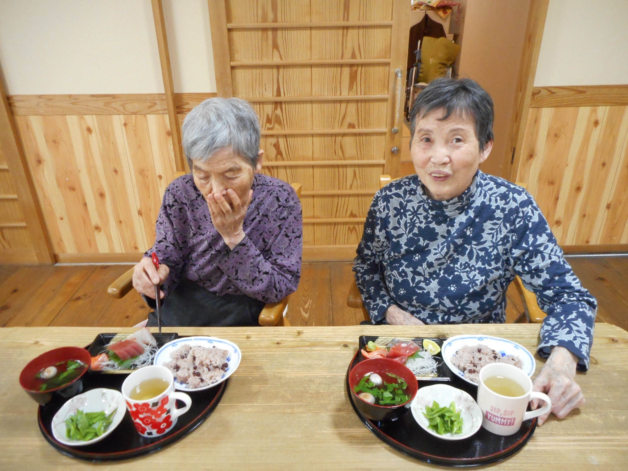 写真：笑顔
